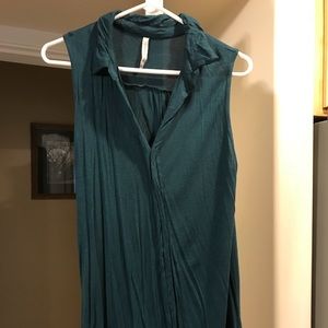 Long tank with collar